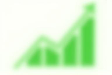 Chart showing upward trend.